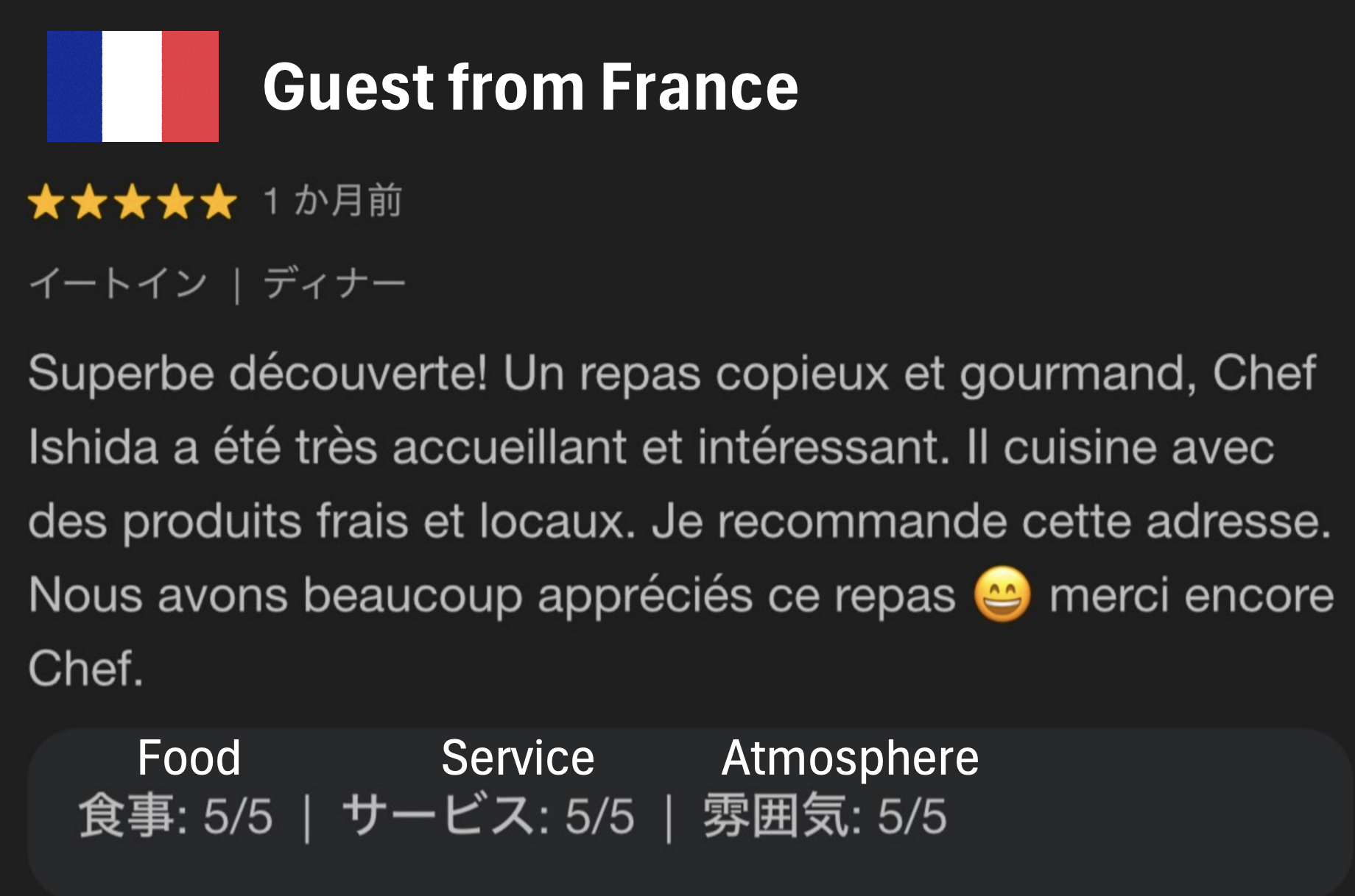 Guest from France